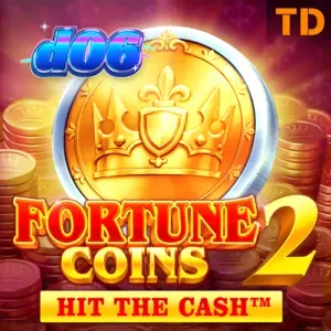 Tampilan antarmuka slot Fortune Coins 2 dengan tema koin keberuntungan
